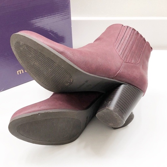 Madden Girl Davina burgundy ankle bootie - Picture 8 of 11